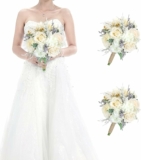 Set of 2 Wedding Bridesmaid Bouquets – 7 Inch