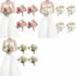 2-Pack 7 Inch Artificial Flowers Bridesmaid Bouquets