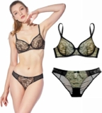 2-Pc Women’s Chantally Lace Bra & Panty Set