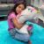 Shamzees: Unicorn – White & Purple – Plush Pillow Cover, Kids Pillow Eating Friend, Huggable Magical Character, Fits Standard Size, Machine Washable