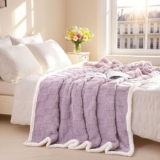 Sherpa Throw Blanket, 60×80 Inches