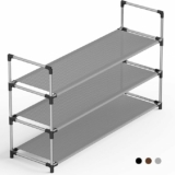 3-Tier Shoe Rack with Non-Woven Fabric