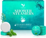 6-Pack Eucalyptus Shower Steamers Aromatherapy