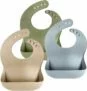 3-Pack Silicone Baby Bibs