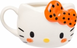 Silver Buffalo Sanrio Hello Kitty Halloween Ceramic 3D Sculpted Mug, 20 Ounces