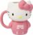 Silver Buffalo Sanrio Hello Kitty Halloween Spooky Pink Skeleton Costume Ceramic 3D Sculpted Mug, 20 Ounces