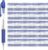 200-Count etractable Ballpoint Pens Medium Point Click
