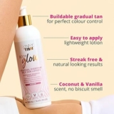 Skinny Tan Body Glow Gradual Tan Lotion, Medium – 9.4 oz