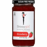 Skinnygirl Sugar Free Kosher Preserves, Strawberry, 10 Ounce