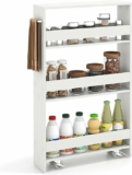 4-Tier Side Out Shelving Unit with Handle