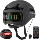 Adult Bicycle Helmet with Personalized LED Lights & Remote Control