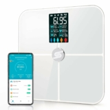 Digital Smart Weight Scale with Large LCD Display, 17 Body Composition Analyzer Sync to APP,