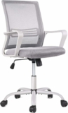 Smugdesk Ergonomic Mid Back Breathable Mesh Swivel Desk Chair with Adjustable Height and Lumbar Support Armrest