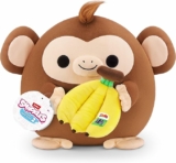 Snackles Series 2 Monkey & Dole 16 Inch Plush by ZURU, Ultra Soft Plush