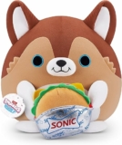 Snackles Series 2 Puppy & Sonic Burger 16 Inch Plush by ZURU, Ultra Soft Plush