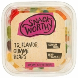 12-Pack Snackworthy Candy Gummi Bear 12Flvr, 13.6 Oz