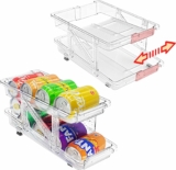 2-Pack Soda Can Organizer Dispenser