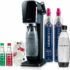 SodaStream Terra Sparkling Water Maker (Black) with CO2, DWS Bottle and Bubly Drop