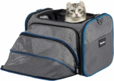 Soft Sided Cat Carrier for Small Medium Cats and Puppy up to 15lbs