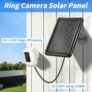 Solar Charger Compatible with Ring Stick Up Cam