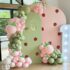 Pink White and Rose Gold Balloon Arch Kit