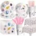 2-Pc Splendid Women’s Star Printed Lounge Shirt & Short Set
