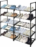 5-Tier Stackable Shoe Rack