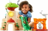 Star Wars: Young Jedi Adventures Tenoo Jedi Temple, 20-Inch-Tall Playset with Lights & Sounds, 2 Action Figures