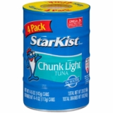 4-Pack StarKist Chunk Light Tuna in Water, 5 oz