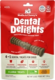 Stella & Chewy’s Dental Delights with Freeze-Dried Chicken – Large Dental Treats for Dogs, 5.5 Ounce Bag