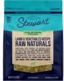 Stewart Raw Naturals Freeze Dried Raw Dog Food or Meal Topper, Lamb & Vegetables Recipe, 8 Ounce Bag