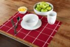 4-Pack Sticky Toffee Cotton Farmhouse Plaid Placemats