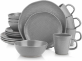 Stone Lain Abigail 16-Piece Dinnerware Set Stoneware