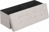 43″ Storage Ottoman Bench