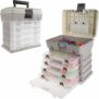 Storage Tool Box Organizer – Utility Box with 4 Drawers and 19 Compartments