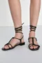 Women’s Storyy Black Strappy Lace-Up Sandals