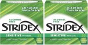 2-Pack 55-Count Stri-Dex Medicated Pads, Sensitive