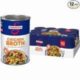 12-Pack Swanson 100% Natural Chicken Broth, 14.5 oz Can