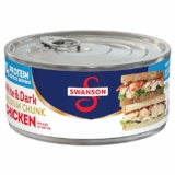 Swanson White and Dark Premium Chunk Canned Chicken Breast in Water, Fully Cooked Chicken, 9.75 OZ Can