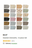 12-Count Swedish Dishcloths