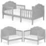 3-in-1 Convertible Toddler Bed! Converts from a Toddler Bed to 2 King-Size Sofas