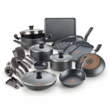 20-Pc T-fal Simply Cook Nonstick Cookware