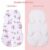 2-in-1 Reversible Infant Car Seat Insert for Newborn, Mink Dot Baby Car Seat Head & Body Support with Cotton Filled