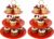 2-Pack 3-Tier Cupcake Stand Melamine Dessert Stand