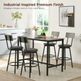 Bar Table and Chairs Set