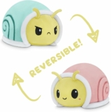 The Original Reversible Snail Plushie – Pink + Aqua