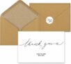 100-Pack Thank You Cards With Envelopes And Stickers