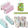 24-Pack Small Paper Gift Bags w/ Handles (Thank You, Birthday, & Christmas Designs)