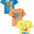 3-Pack The Children’s Place Girls’ Assorted Everyday Short Sleeve Graphic T-Shirts