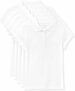 5-Pack The Children’s Place Girls’ Short Sleeve Ruffle Pique Polo (Small, Medium)